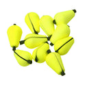 Tear Drop Foam Strike Indicator For Fly Fishing (20 x 10mm) Yellow 6 Pieces