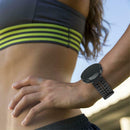 Silicone Porous Watchband for Garmin Forerunner 220 230 235 620 630 (Black)