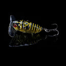 1PCS Fishing Lure Cicada Floating Artificial baits Bait Pesca Fish Popper L S2Q1