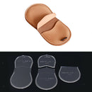 1 Set (4pcs) Change Purse Pattern Leather Craft Clear Acrylic Templates DIY