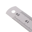 50cm 20'' Double Side Scale Stainless Steel Straight Ruler Measuring Ruler Tools