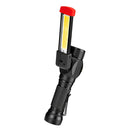 7 Modes Work LED Light Rechargeable Flashlight COB Magnetic Lamp Torch