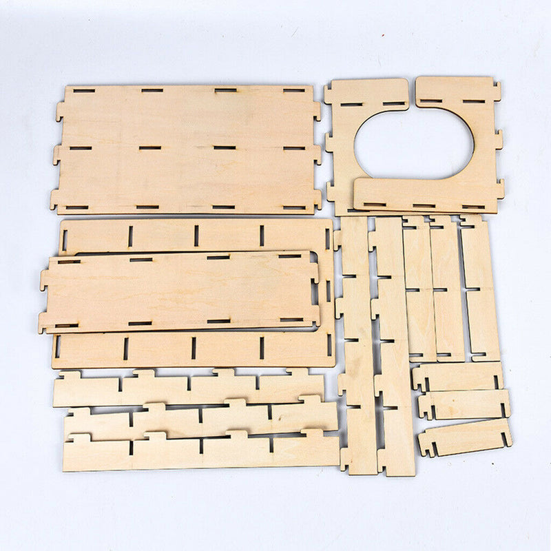 DIY Wooden Paint Rack Ink Storage Organizer 2-layer 15-grid