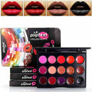 15 Colors feel Lip Gloss Lipstick Long Lasting Beauty Palette Makeup_Cosmet Y0I2