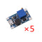 5pcs DC-DC 2A Adjustable Boost Power Supply Converter Step Up Module 2-24v