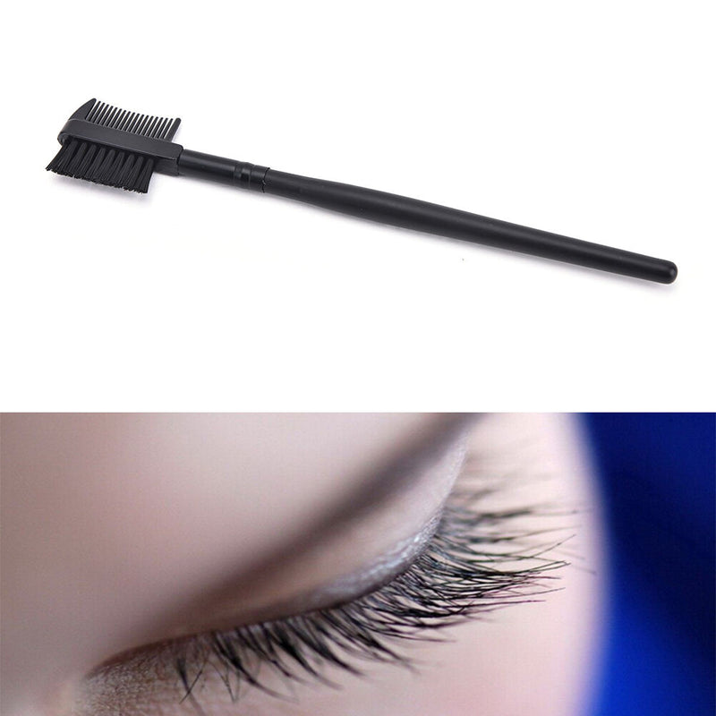 Girls 2 in 1 Eyebrow Eyelash Dual-Comb Extension Brush Cosmetic Makeup TooNW`US