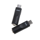 2pcs 3.5mm x 1.1mm Female To Micro USB 5 Pin Male DC  Converter Charger LJ