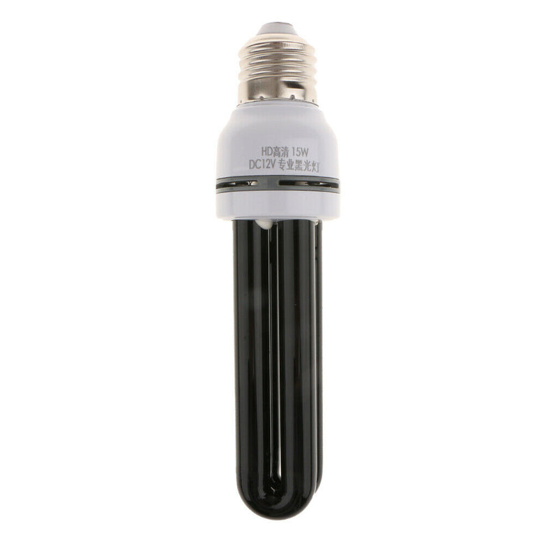 4x UV Fluorescent Blacklight Glowing Bulb Party Event Light Money Detector E27 -