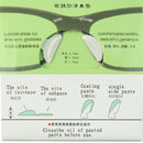 New Clear 5 Pairs Non-slip Silicone Air Chamber Nose Pads For Glasses Eyeglasses