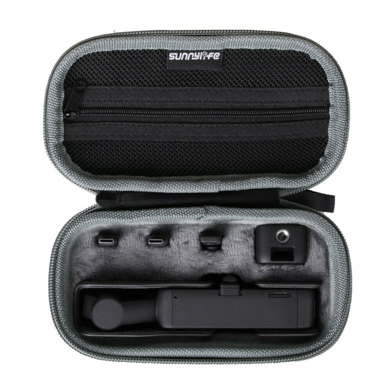 For DJI Pocket 2 Accessories Portable Carrying Case with Inner Zipper Net Pocket