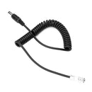 DC Plug Power Supply Cable Right Angle Spiral Cord for BMPCC 4K Camcorders