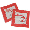20pcs/Set Santa Claus Printing Napkins Christmas Napkins Party de 3C