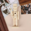 Wooden Walnut Soldier Merry Christmas Decor for Home Xmas Gift for Kids   OZ