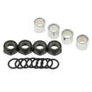 8mm Skateboard Longboard Truck Speed Kit Axle Speed Washers Nuts Spacer Black