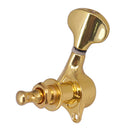 1 Set 3R3L Tuning Pegs String Tuners for Electric Acoustic Guitar, Golden