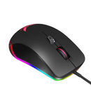 RGB Gaming Mouse Wired Mice Breathing Backlit Optical USB Mouse Programmable