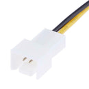 2pcs 4-Pin Molex to 3-Pin fan Power Cable Adapter Connector 12v*2 / 5v*2