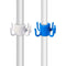 2 Pack Beach Umbrella Hanging Hook 4-prongs Plastic Umbrella Hook Hanging f