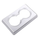 Car Rear Water Cup Holder Cover Frame Trim For Alfa Romeo Giulia 2017