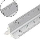 300mm Scale Ruler Set Small Large Measure Rule Metal Stainless Steel A1T8
