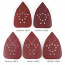 Sanding Sheets 60 80 120 150 220 Grit Sandpaper Assortment by - Hook and Lo M5D9