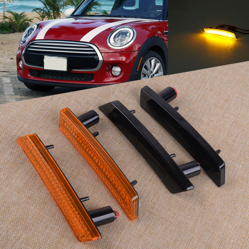 Front Fender LED Side Marker Light Lamp Fit for MINI Cooper R55 R56 R57 R60 R61