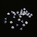 100 Pack Clear Plastic Earring Backs Clutch Earring Pad M5P3