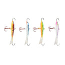 4pcs/Set Minnow Ice Fishing Lure 18g 8cm Hard Artificial Bait Jigging Lure  C5X8