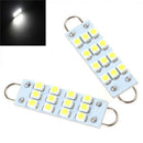 10 x USA Xenon White Rigid Loop Light 12 SMD LED Dome Trunk Cargo lights 44mm