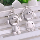 Cute Couples Keyring Set Lovers Bottle Opener Key Chain Ring Keychain Gift lj