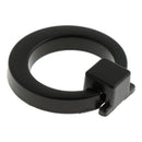 European Aluminum Alloy Matte Black Cabinet Handle Door Knocker Drop Rings