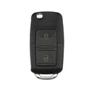2 Buttons Car Flip Remote Key Fob Case 434MHz ID48 Chip For /Volkswagen Bor Z9D6