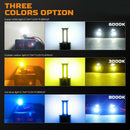 2Pcs 5202 LED Fog Light Bulbs DRL 3200 Lumens Super Bright 84-SMD 12V 24V H