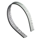 Practical Black Metal Teeth Comb Hairband Hair Hoop Headband For Woman Sexy OS