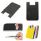 Silicone Mobile Phone Wallet Credit Card Cash Stick Adhesive Holder Case ATZZ