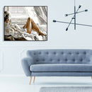 Painting By Numbers Kit DIY Sexy Beauty Hand Painted Canvas Oil Art Picture