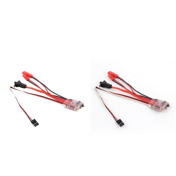 2pcs Dual Way Brushed ESC for RC Car Models Accessories 3-9.4V without Brake