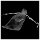 100 Ivory Organza Wedding Favour Bags Jewellery Pouches 9cm x 12cm