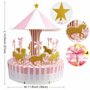 Carousel Wedding Favor Boxes Candy Boxes Gifts Box for Wedding, Party, Baby P3O8