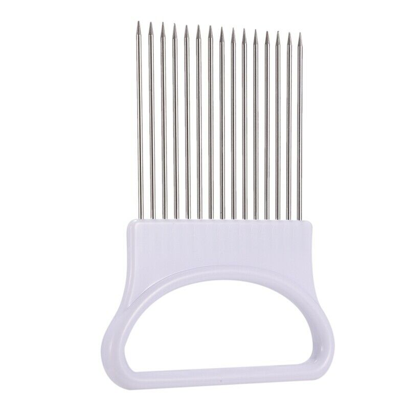 1 x Onion Tomato Vegetable Cutter Cutting Aid Guide Holder Cutting Cutter