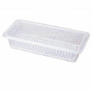 Food Storage Containers, Fridge Organizer Case with Removable Drain Plate T O6G5