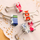 20 Pcs/Box Lovable Small Fresh Color Long Tail Clip Printed Long Tail Clip