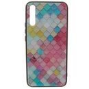 Protective Glass Phone Cover Case for Huawei Honor Magic 2 Colorful Square