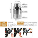 6pcs/Set Bike Crank Chain Axis BB Bracket Remover Chain Cutter Removal Whip Tool