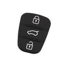 2Pcs 3-Button Smart Key Shell Case Skin With Chip For Hyundai I30 Kia K2 K5
