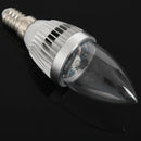 3W RGB LED Light E14 Bulb Candle Light 16 Colors Lamp with Remote Control B5L6
