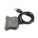 New USB To 25 Pin DB25 Parallel Printer Cable Adapter Pc 2.0 Standard fsd ABX