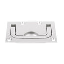 4x Boat Recessed Hatch Pull Handle Locker Flush Lift Ring - Stainless Steel