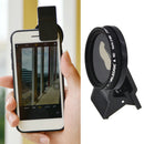 37mm Clip-on ND 2-400 Cellphone Camera Lens Filter Kit Adjustable Neutral
