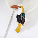 Fashion Enamel Colorful Toucan Bird Shape Animal Brooch Pin Jewelry Bag De xcSTE